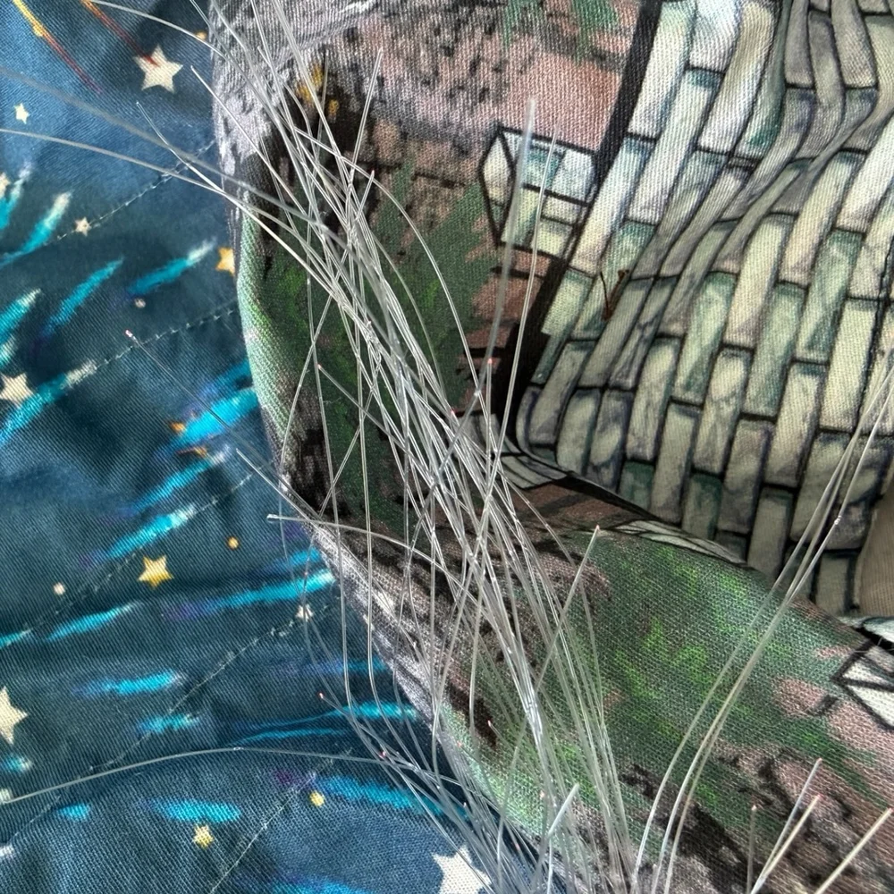 Unique Vintage Disney Fireworks Castle 1950s Full Skirt 2X Rare NWT - Picture 13 of 16